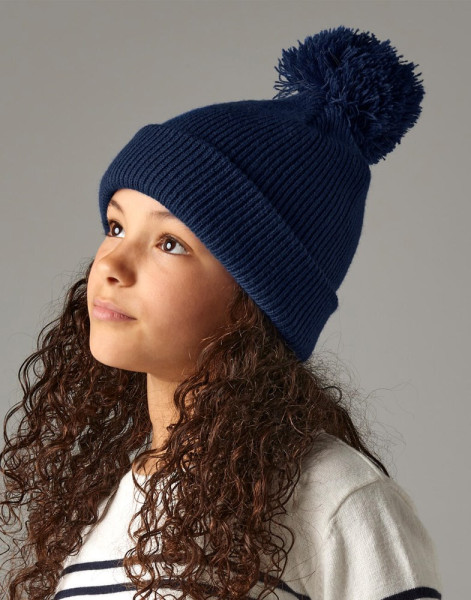 Junior Reflective Bobble Beanie
