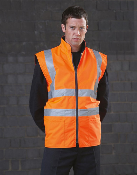 Fluo Fleece Reversible Bodywarmer