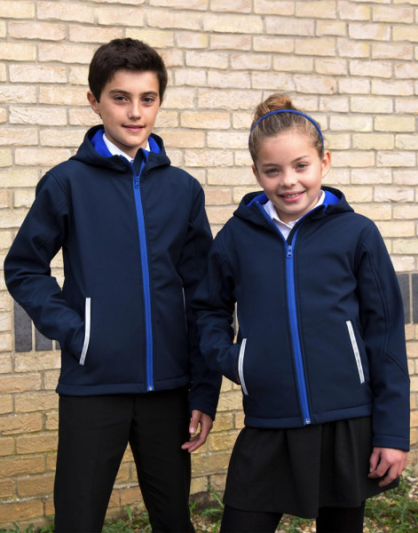 Kids TX Performance Hooded Softshell Jacket