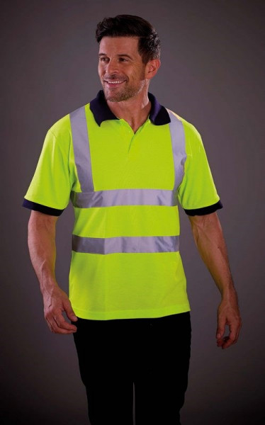 Yoko High Visibility Short Sleeve Polo Shirt