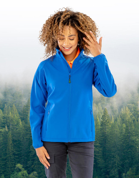 Women's Recycled 2-Layer Printable Softshell Jkt