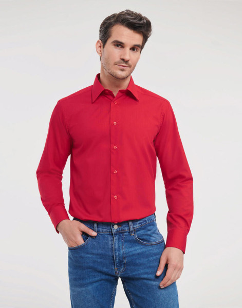 Tailored Poplin Shirt LS